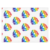 SlipperyJoeのプラスチック45 RPMレコードアダプタ回路 テーブルクロス (正面(横))