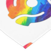 SlipperyJoeのプラスチック45 RPMレコードアダプタ回路 テーブルクロス (アングル)