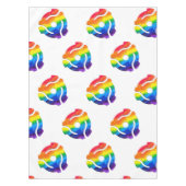 SlipperyJoeのプラスチック45 RPMレコードアダプタ回路 テーブルクロス (正面)