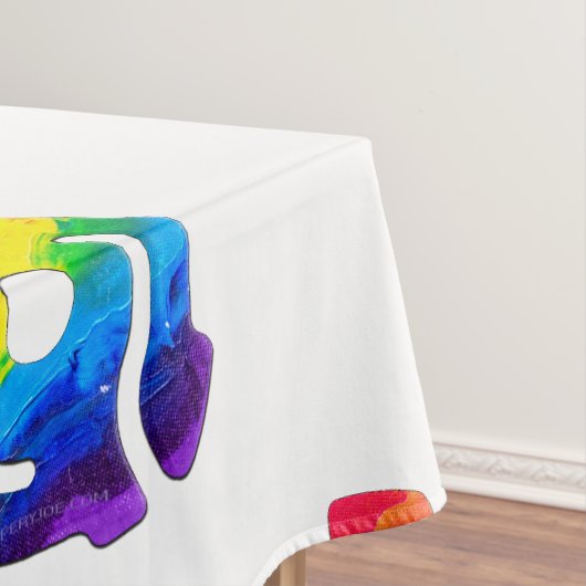 SlipperyJoeのプラスチック45 RPMレコードアダプタ回路 テーブルクロス (インサイチュ)