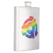 SlipperyJoeのプラスチック45 RPMレコードアダプタ回路 フラスク (右)