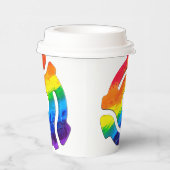 SlipperyJoeのプラスチック45 RPMレコードアダプタ回路 紙コップ (右)