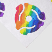 SlipperyJoeのプラスチック45 RPMレコードアダプタ回路 薄葉紙 (詳細)