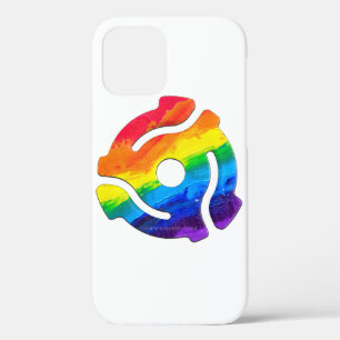 SlipperyJoeのプラスチック45 RPMレコードアダプタ回路 iPhone 12 Proケース
