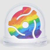 SlipperyJoeのプラスチック45 RPMレコードアダプタ振動 (裏面)