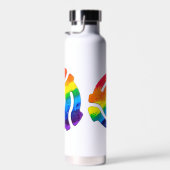 SlipperyJoeのプラスチック45 RPMレコードアダプタ振動 ウォーターボトル (右面)