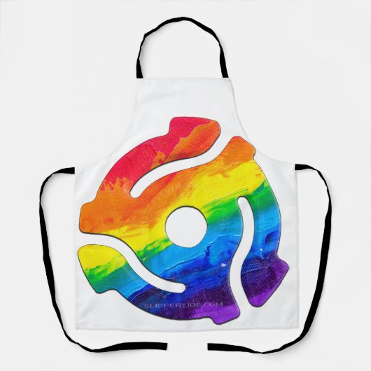 SlipperyJoeのプラスチック45 RPMレコードアダプタ振動 エプロン (正面)