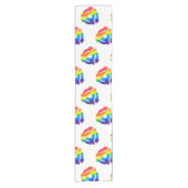 SlipperyJoeのプラスチック45 RPMレコードアダプタ振動 ショートテーブルランナー (正面)