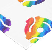 SlipperyJoeのプラスチック45 RPMレコードアダプタ振動 ショートテーブルランナー (コーナー)