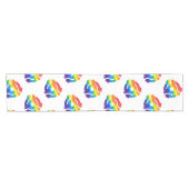 SlipperyJoeのプラスチック45 RPMレコードアダプタ振動 ショートテーブルランナー (横)