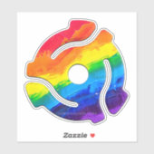 SlipperyJoeのプラスチック45 RPMレコードアダプタ振動 シール (シート)