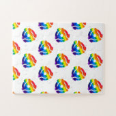 SlipperyJoeのプラスチック45 RPMレコードアダプタ振動 ジグソーパズル (横)