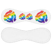 SlipperyJoeのプラスチック45 RPMレコードアダプタ振動 ソフトボール (パネル)