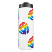 SlipperyJoeのプラスチック45 RPMレコードアダプタ振動 タンブラー (正面)