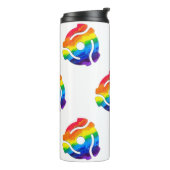 SlipperyJoeのプラスチック45 RPMレコードアダプタ振動 タンブラー (回転左)