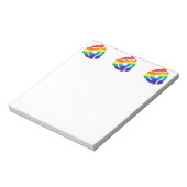 SlipperyJoeのプラスチック45 RPMレコードアダプタ振動 ノートパッド (回転)