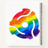 SlipperyJoeのプラスチック45 RPMレコードアダプタ振動 ノートブック (裏面)