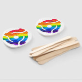 SlipperyJoeのプラスチック45 RPMレコードアダプタ振動 ハンドファン (組立なし)