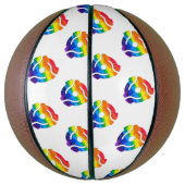 SlipperyJoeのプラスチック45 RPMレコードアダプタ振動 バスケットボール (縦)