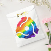 SlipperyJoeのプラスチック45 RPMレコードアダプタ振動 フェイバーバッグ (封をした状態)