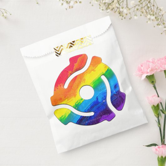 SlipperyJoeのプラスチック45 RPMレコードアダプタ振動 フェイバーバッグ (封をした状態)