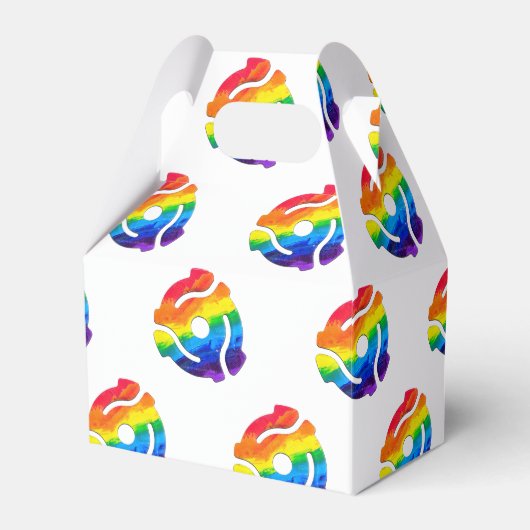 SlipperyJoeのプラスチック45 RPMレコードアダプタ振動 フェイバーボックス (正面サイド)