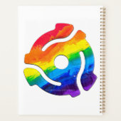 SlipperyJoeのプラスチック45 RPMレコードアダプタ振動 プランナー手帳 (裏面)