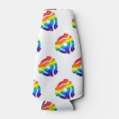 SlipperyJoeのプラスチック45 RPMレコードアダプタ振動 ボトルクーラー (正面)