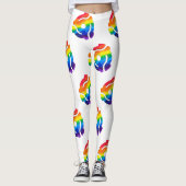 SlipperyJoeのプラスチック45 RPMレコードアダプタ振動 レギンス (正面)