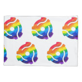 SlipperyJoeのプラスチック45 RPMレコードアダプタ振動 枕カバー (裏面)