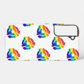 SlipperyJoeのプラスチック45 RPMレコードアダプタ振動 Samsung Galaxyケース (裏面横)