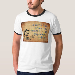 SlipperyJoeのプリンセスたちはレトロポスターを拍手 vintage retro Tシャツ