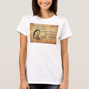 SlipperyJoeのプリンセスたちはレトロポスターを拍手 vintage retro Tシャツ