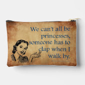 SlipperyJoeのプリンセスクラップ歩くおもしろい50s vint アクセサリーポーチ (裏面)