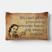 SlipperyJoeのプリンセスクラップ歩くおもしろい50s vint アクセサリーポーチ (正面)