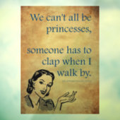 SlipperyJoeのプリンセスクラップ歩くおもしろい50s vint ウィンドウサイン (シート3)