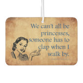 SlipperyJoeのプリンセスクラップ歩くおもしろい50s vint カーエアーフレッシュナー (正面)