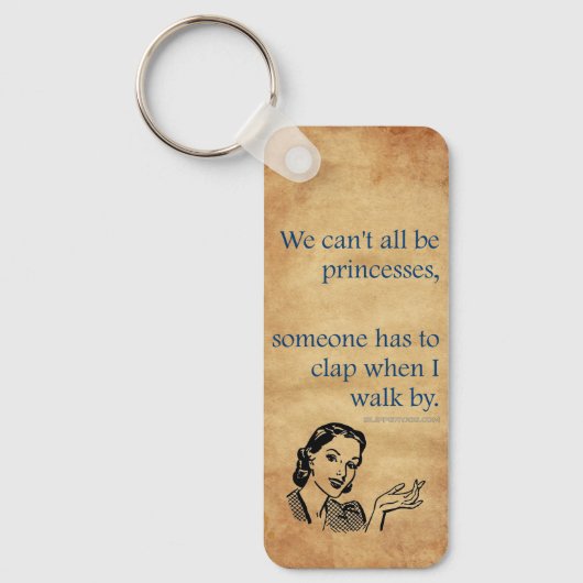 SlipperyJoeのプリンセスクラップ歩くおもしろい50s vint キーホルダー (正面)