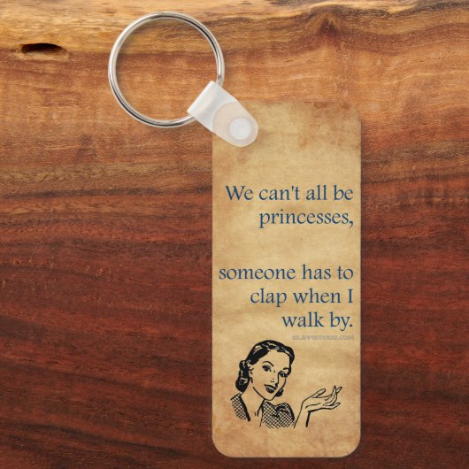 SlipperyJoeのプリンセスクラップ歩くおもしろい50s vint キーホルダー (正面)