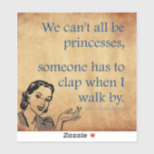 SlipperyJoeのプリンセスクラップ歩くおもしろい50s vint シール (シート)