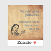 SlipperyJoeのプリンセスクラップ歩くおもしろい50s vint シール (シート)