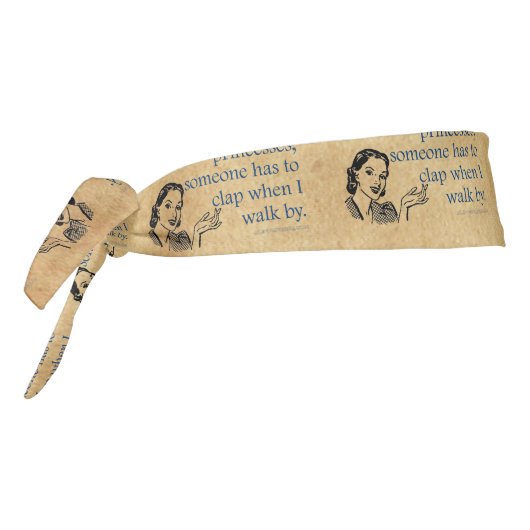 SlipperyJoeのプリンセスクラップ歩くおもしろい50s vint タイヘッドバンド (回転270)