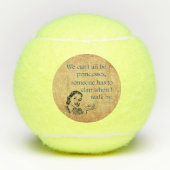 SlipperyJoeのプリンセスクラップ歩くおもしろい50s vint テニスボール (正面)