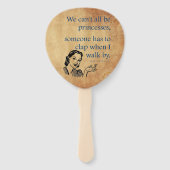 SlipperyJoeのプリンセスクラップ歩くおもしろい50s vint ハンドファン (正面)