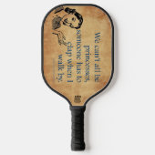 SlipperyJoeのプリンセスクラップ歩くおもしろい50s vint ピックルボールラケット (正面)