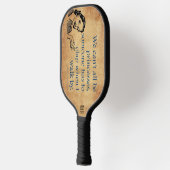 SlipperyJoeのプリンセスクラップ歩くおもしろい50s vint ピックルボールラケット (左)