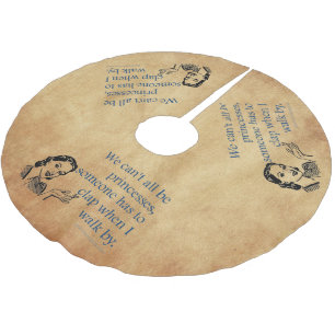 SlipperyJoeのプリンセスクラップ歩くおもしろい50s vint ブラッシュドポリエステルツリースカート