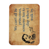 SlipperyJoeのプリンセスクラップ歩くおもしろい50s vint マグネット (縦)