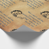 SlipperyJoeのプリンセスクラップ歩くおもしろい50s vint ラッピングペーパー (角)