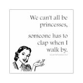 SlipperyJoeのプリンセスクラップ歩くおもしろい50s vint ラバースタンプ (インプリント)